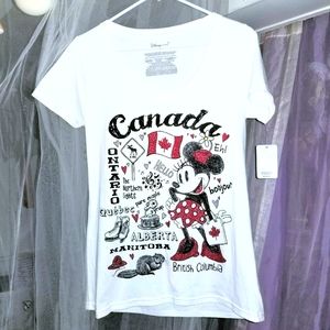 SOLD❤️❤️❤️🎃🎃🎃 Disney Store Minnie Mouse T-shirt Canada Size M